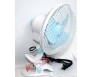 7" 2 SPEED OSCILLATING MULTI-USE FAN STAND UP, WALL MOUNT, OR CLIP ON 110v 